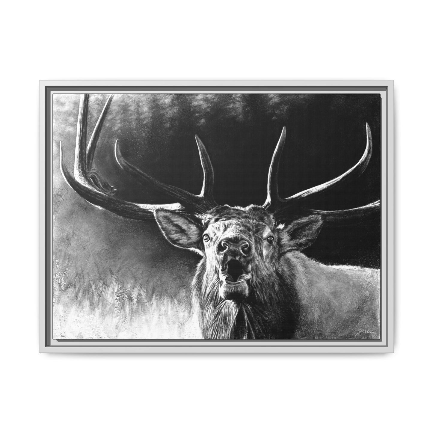"Battle Cry" Framed Canvas