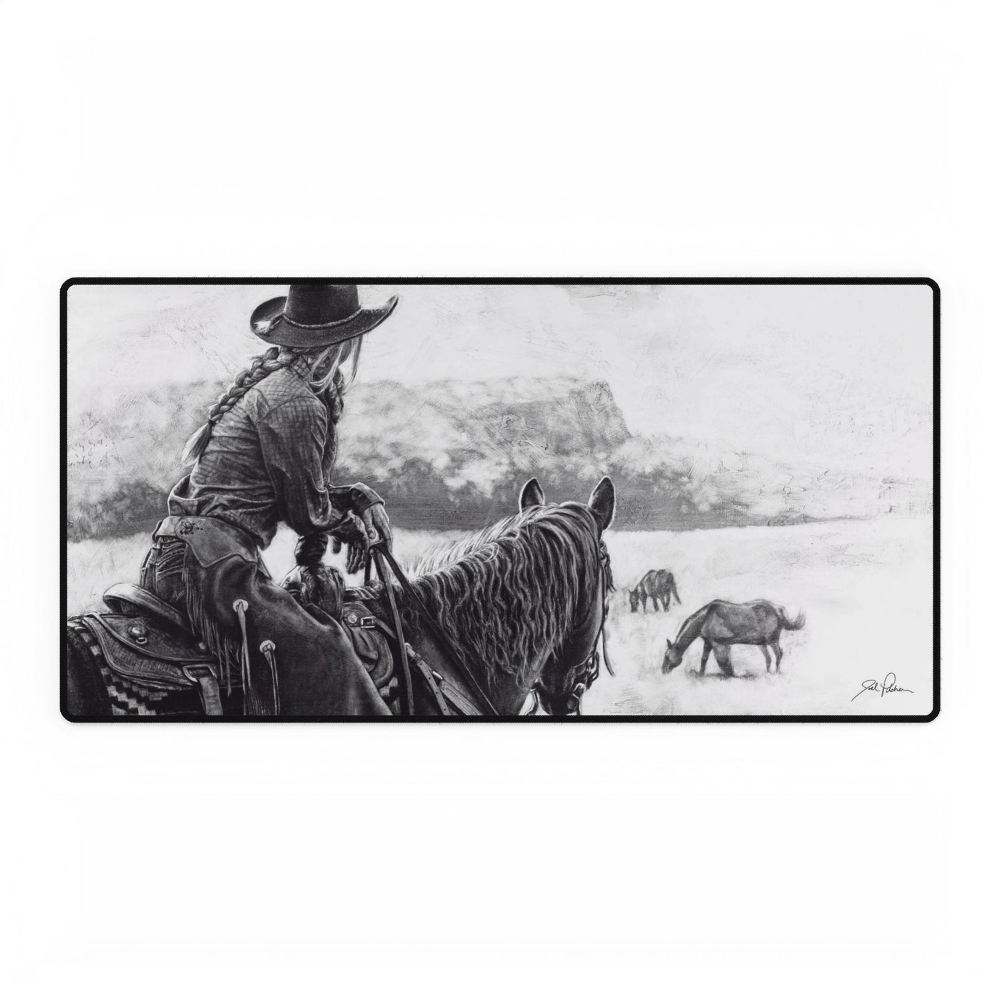 "Bridles and Braids" Mouse Pad