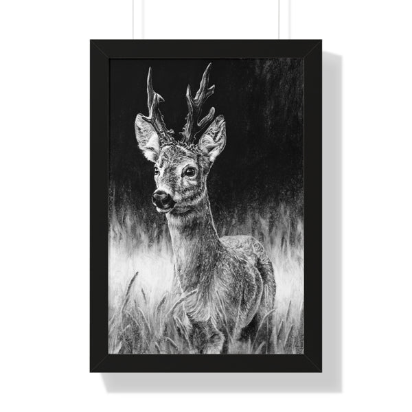 "Roe Deer" Framed Paper Print.