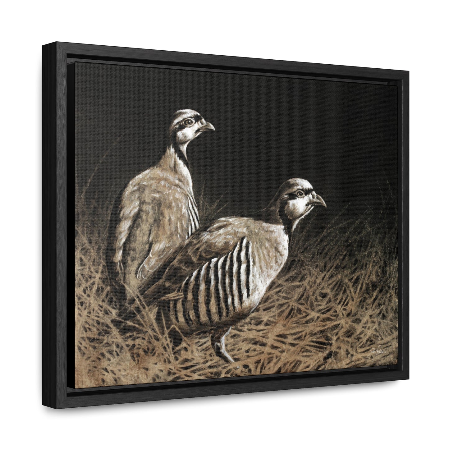 "Chukars" Gallery Wrapped/Framed Canvas