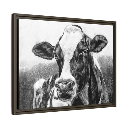 "Holstein" Framed Canvas