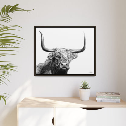 "Highlander" Framed Canvas