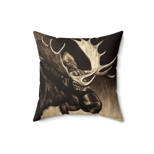 "Mighty Moose" Square Pillow