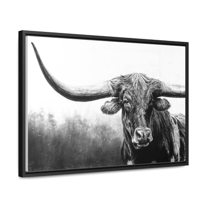 "Longhorn" Gallery Wrapped/Framed Canvas