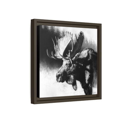 "Formida-bull" Framed Canvas