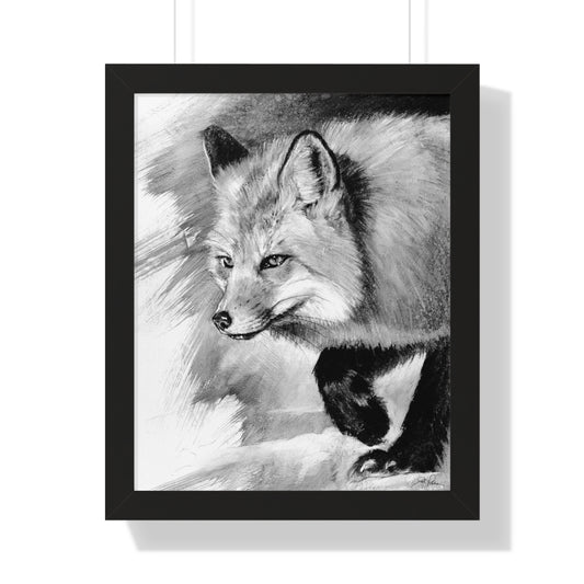 "Fox" Framed Paper Print
