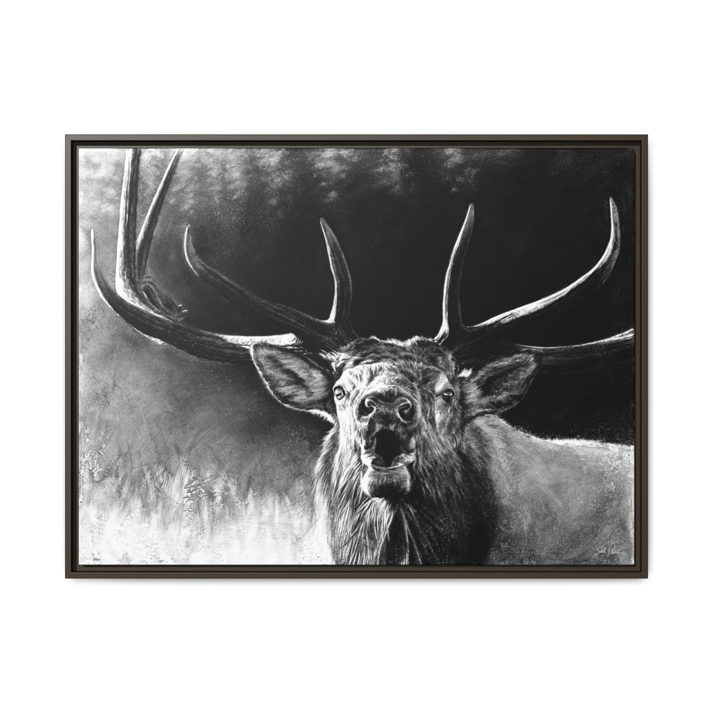 "Battle Cry" Framed Canvas