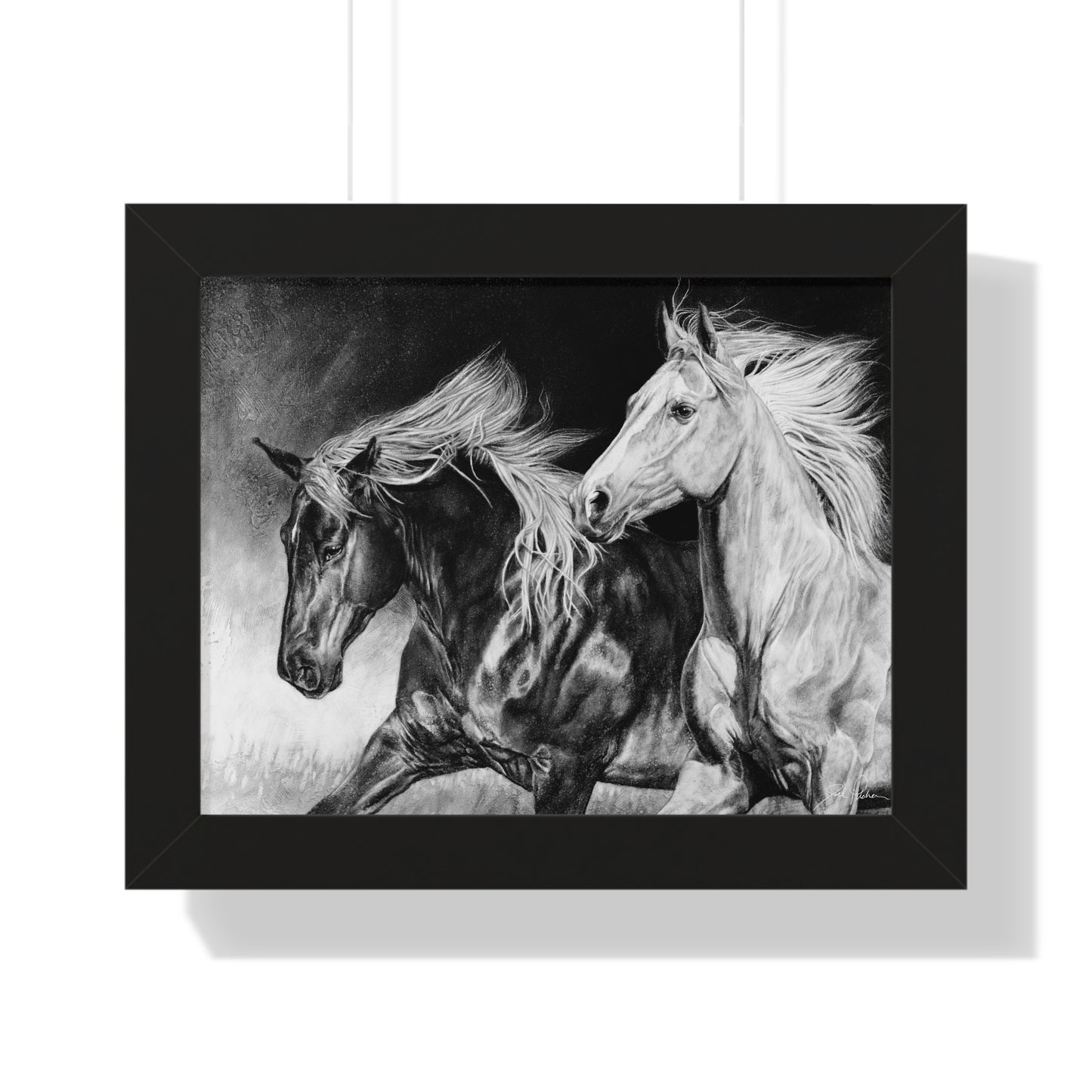"Dynamic Duo" Framed Paper Print