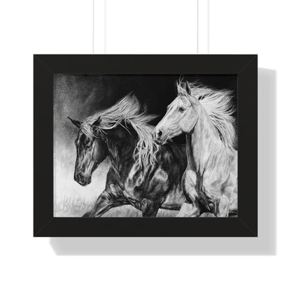 "Dynamic Duo" Framed Paper Print