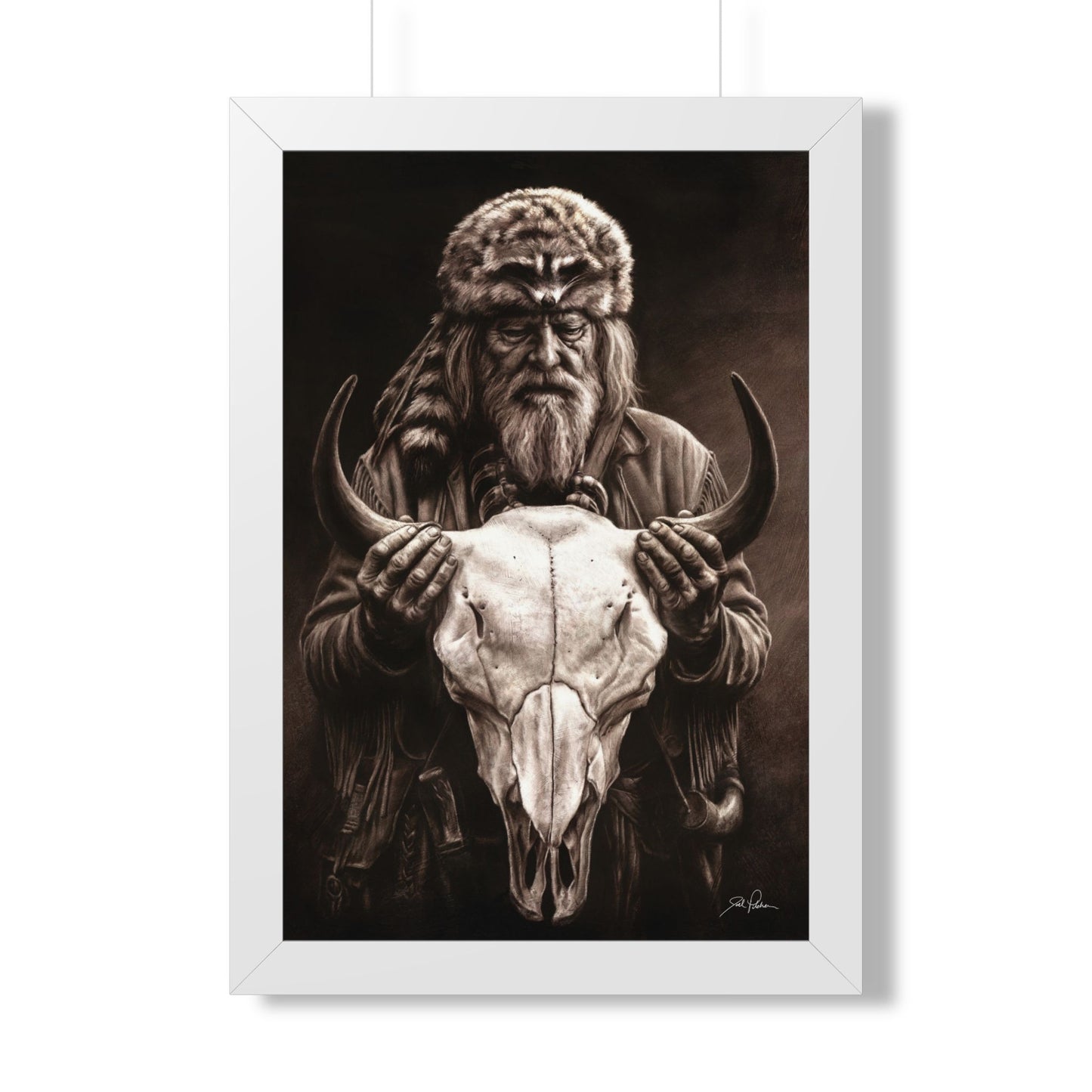 "Legends of the West" Framed Paper Print.