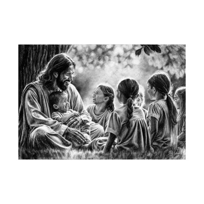"Bless the Little Ones" Premium Matte Paper Print