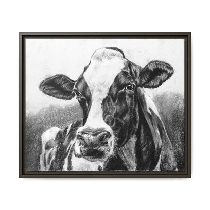 "Holstein" Framed Canvas