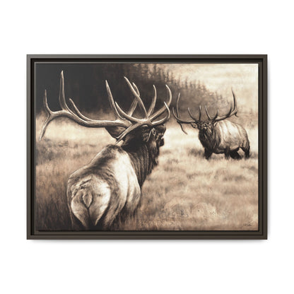 "Ready to Rumble" Framed Canvas