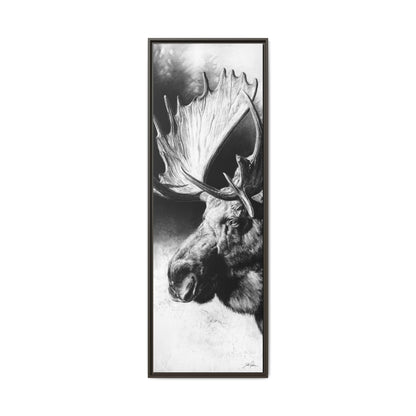 "Formida-bull" Framed Canvas