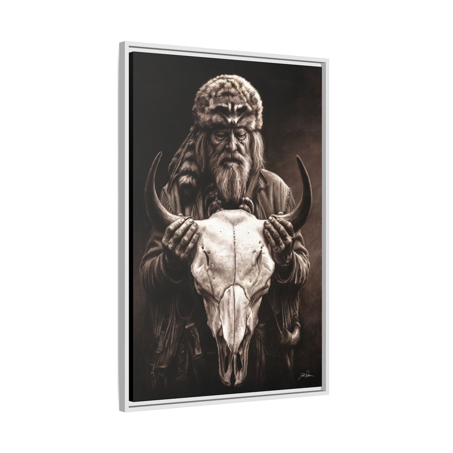"Legends of the West" Framed Canvas