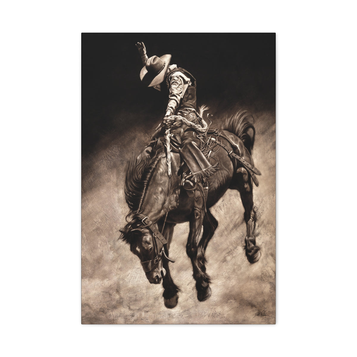"Giddy Up" Stretched Canvas