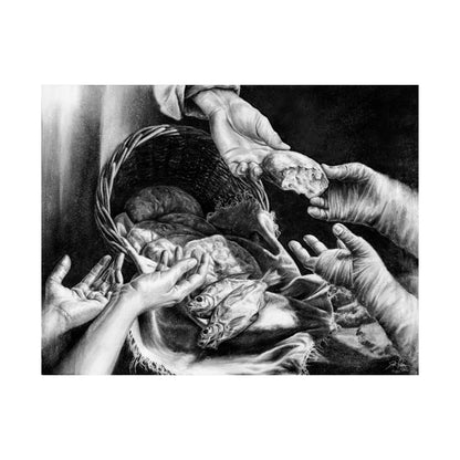 "Loaves and Fishes" Premium Matte Paper Print