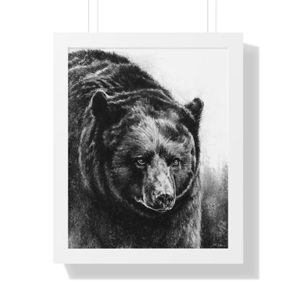 "Black Bear" Framed Paper Print