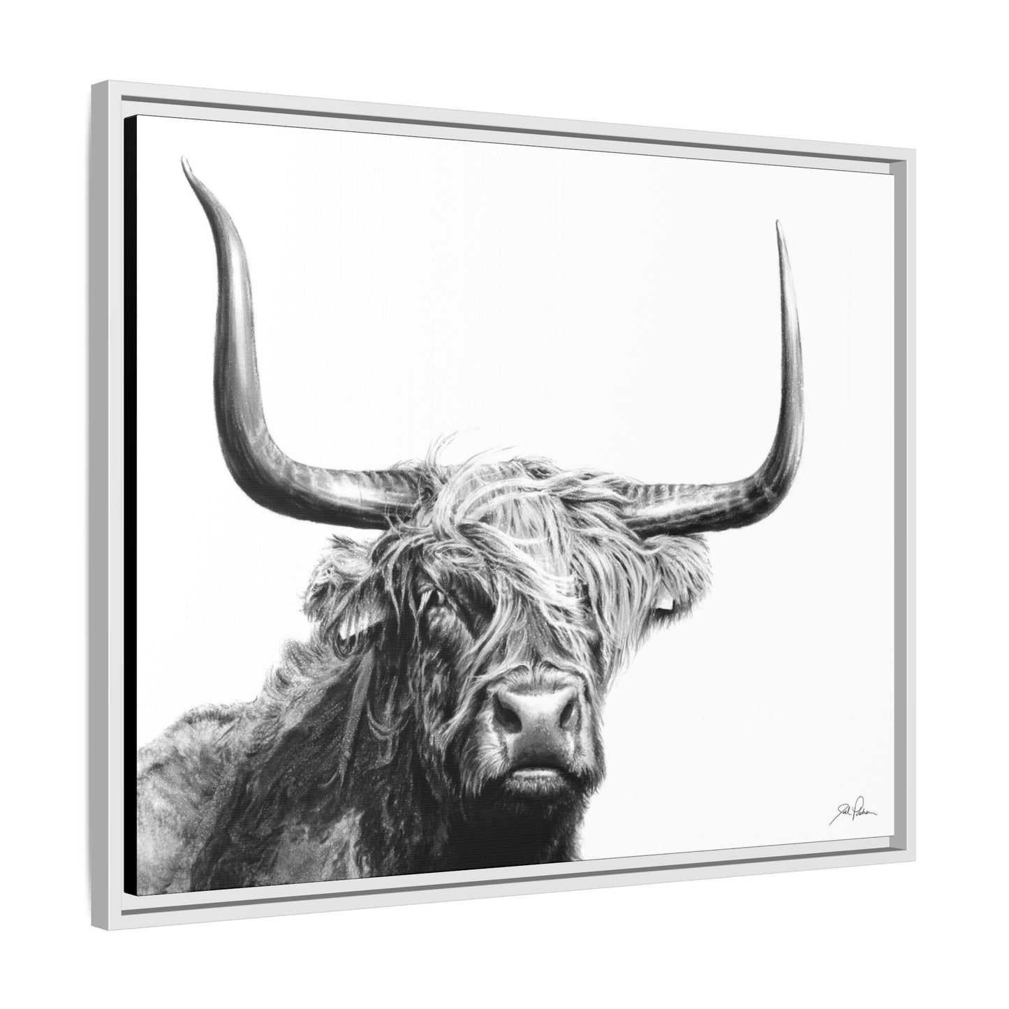 "Highlander" Framed Canvas