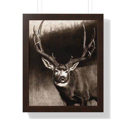 "Muley" Framed Paper Print