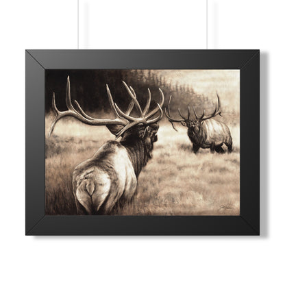 "Ready to Rumble" Framed Paper Print