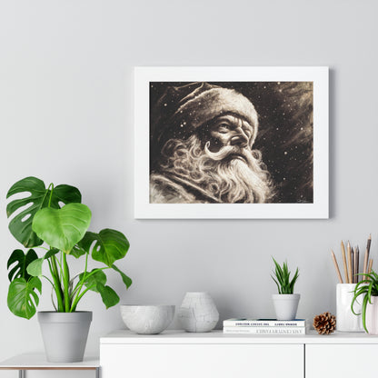 "Kris Kringle" Framed Paper Print