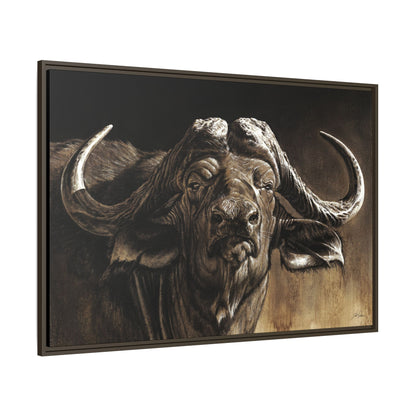 "Debt Collector" Framed Canvas