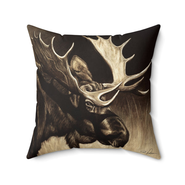 "Mighty Moose" Square Pillow