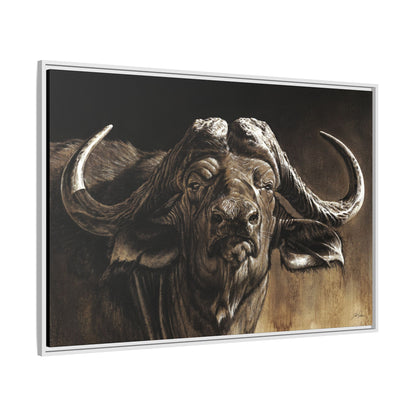 "Debt Collector" Framed Canvas