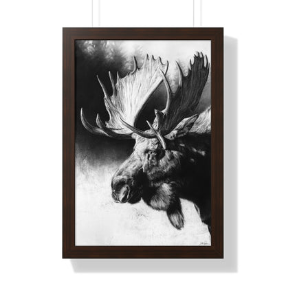 "Formida-bull" Framed Paper Print