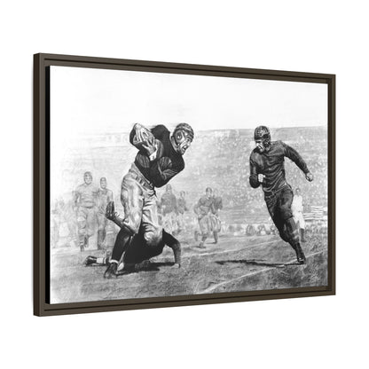 "Leatherheads" Framed Canvas