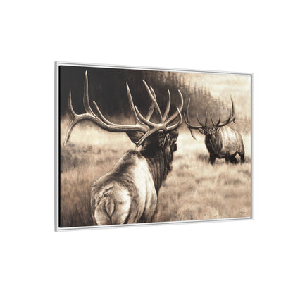 "Ready to Rumble" Framed Canvas