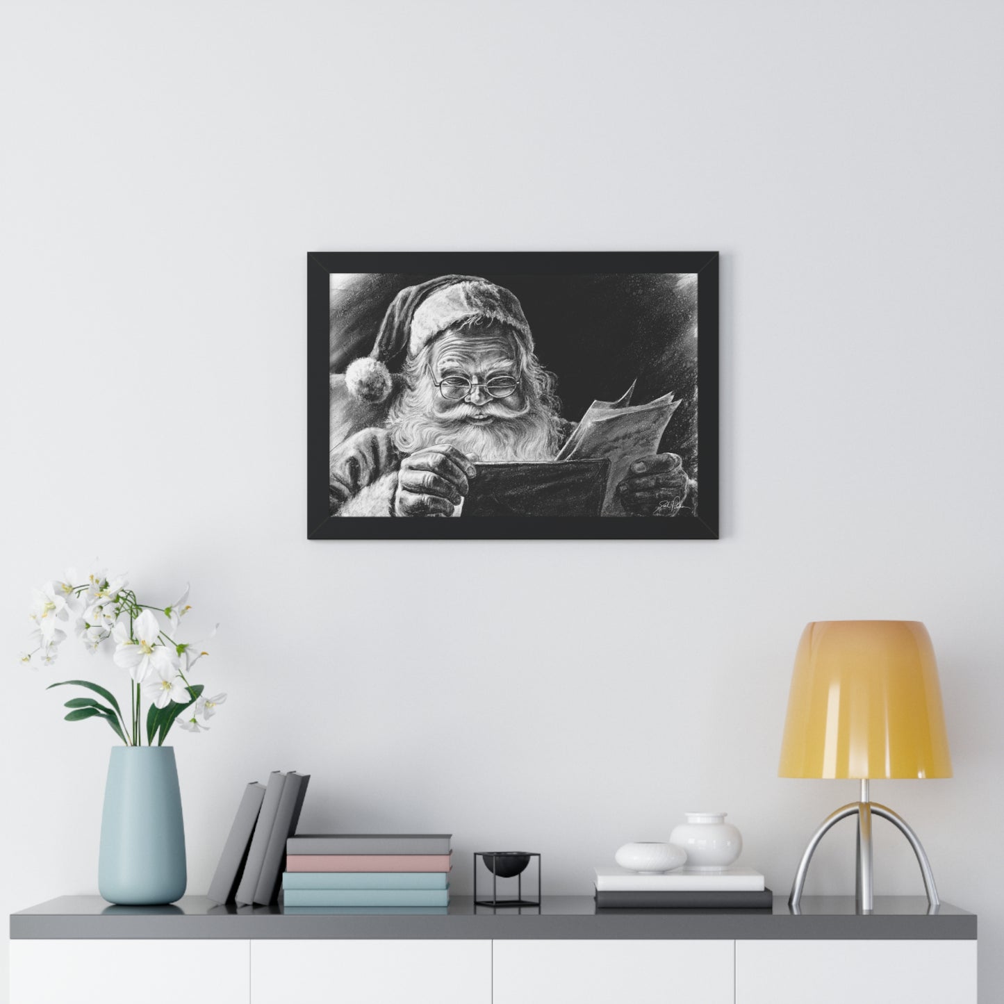 "Dear Santa" Framed Paper Print