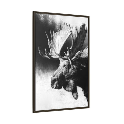 "Formida-bull" Framed Canvas