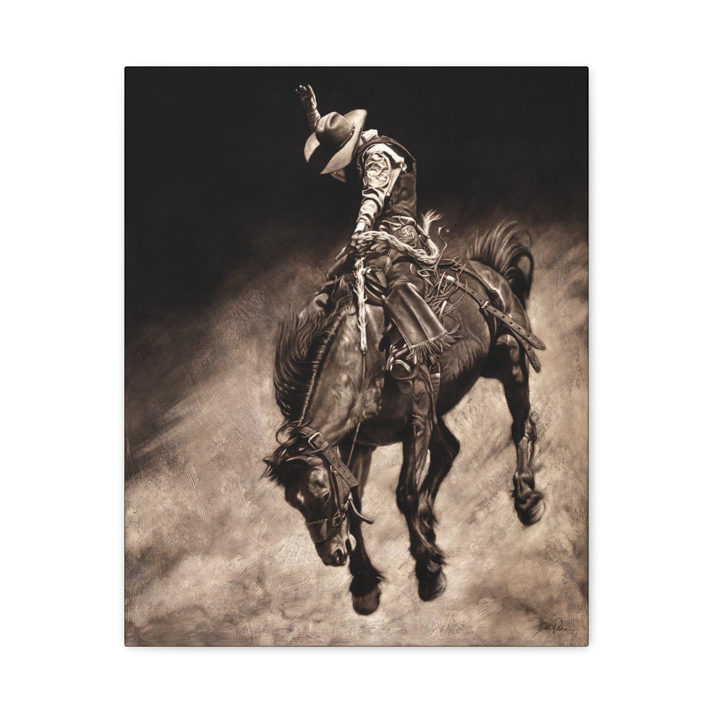 "Giddy Up" Stretched Canvas