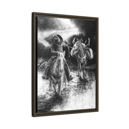 "Shallow Crossing" Framed Canvas