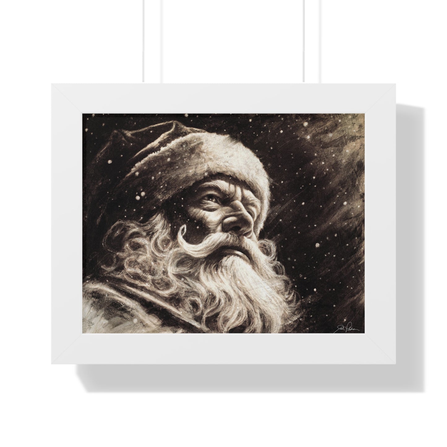 "Kris Kringle" Framed Paper Print