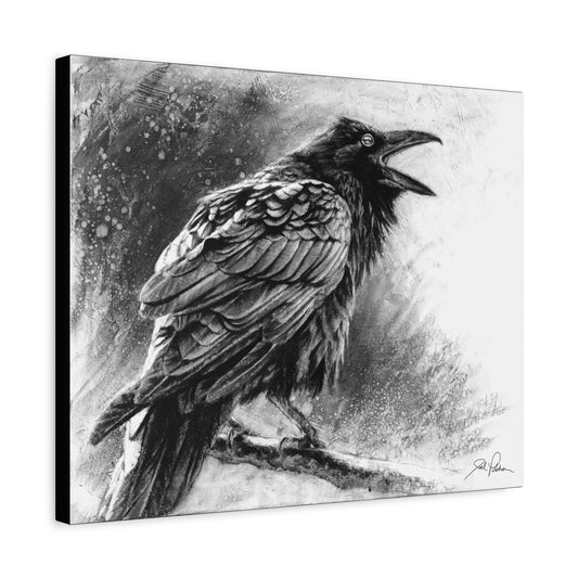 "Raven" Stretched Canvas