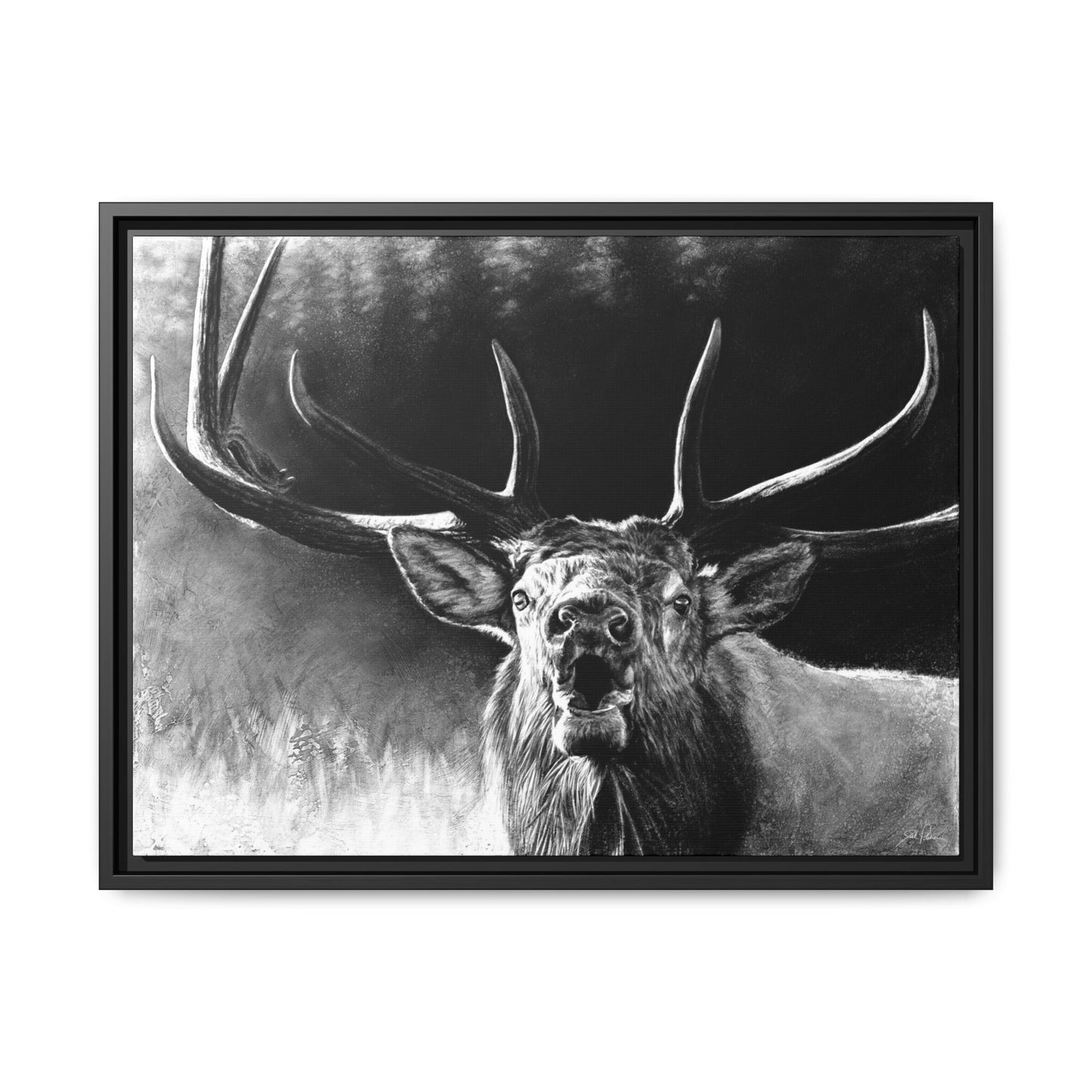 "Battle Cry" Framed Canvas