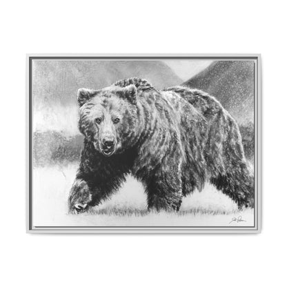 Grizzly II" Framed Canvas