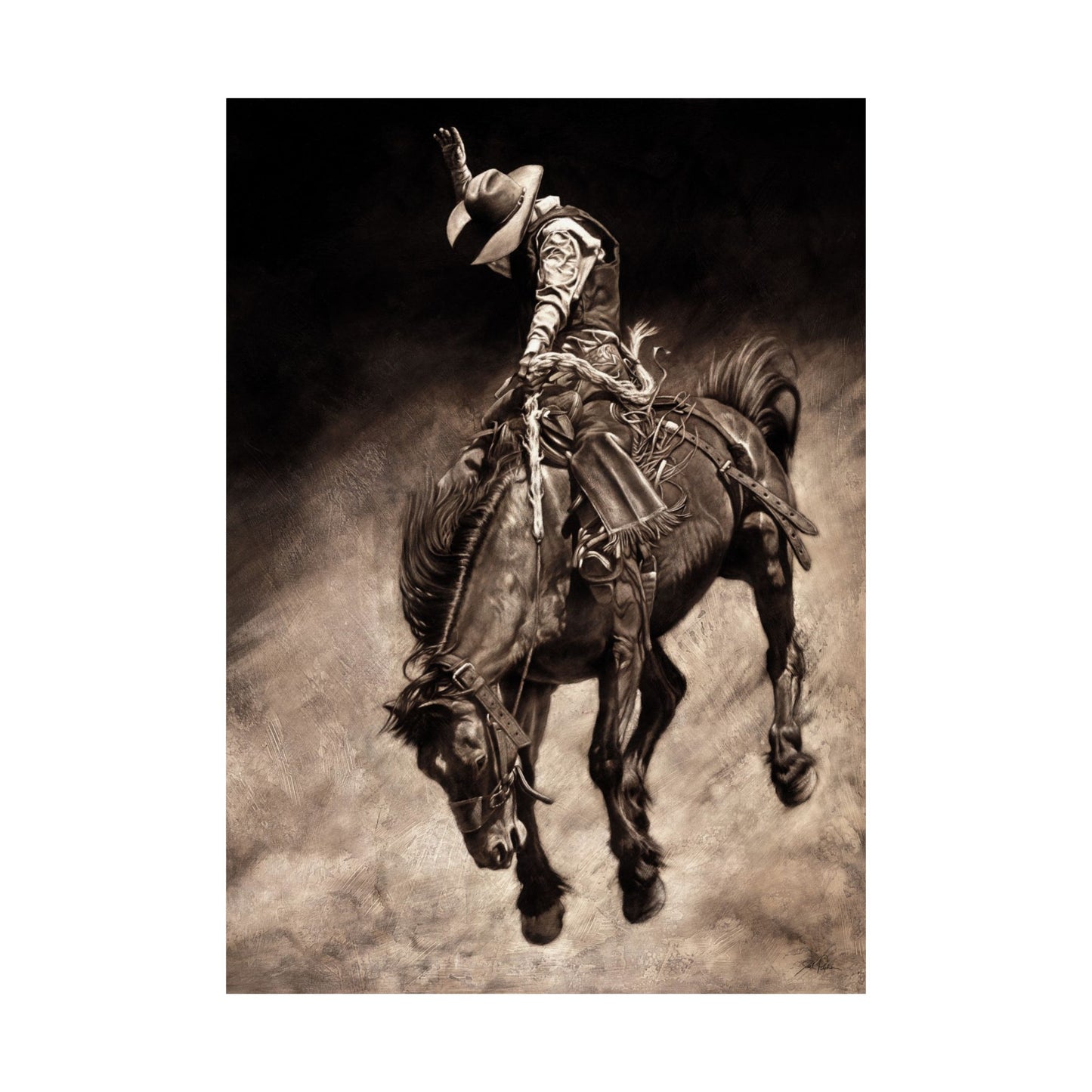 "Giddy Up" Premium Matte Paper Print.