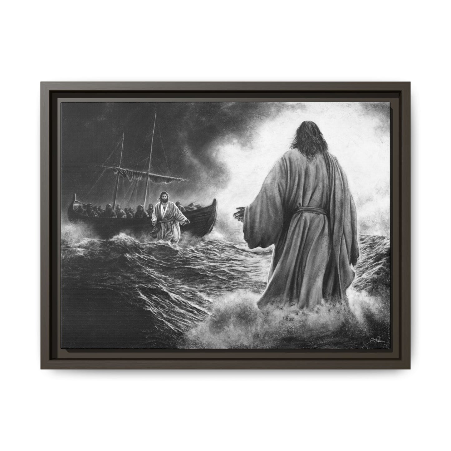 "Be Not Afraid" Framed Canvas