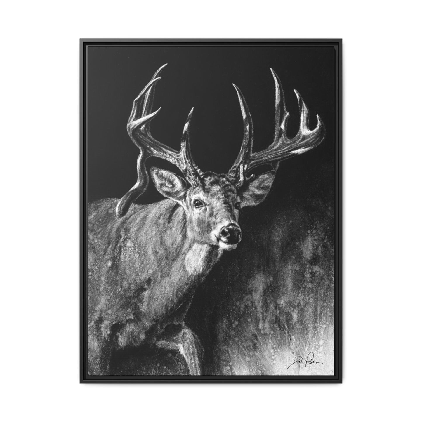 "Jaw Dropper" Framed Canvas