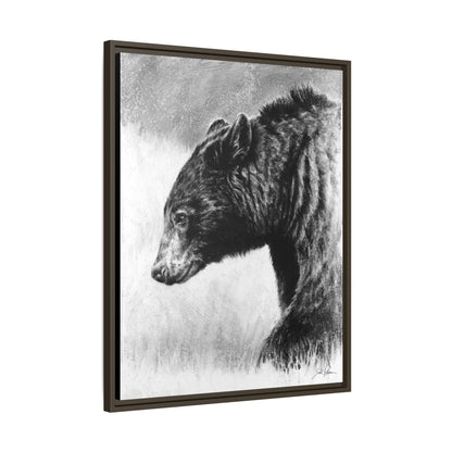 "Burly Bear" Framed Canvas