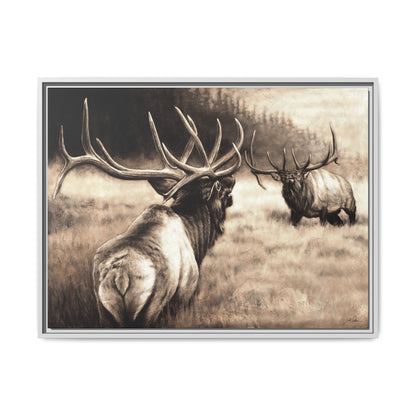 "Ready to Rumble" Framed Canvas