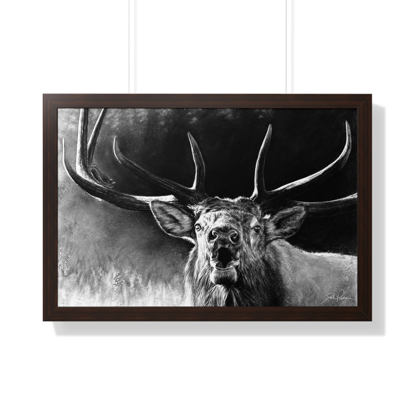 "Battle Cry" Framed Paper Print