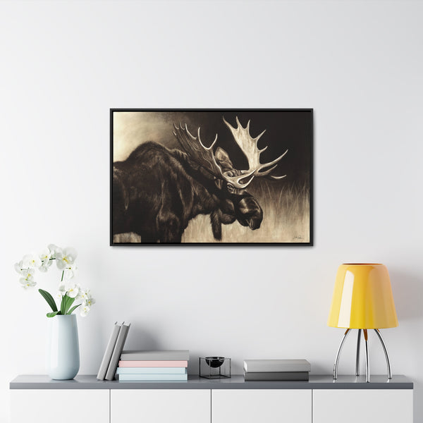 "Mighty Moose" Gallery Wrapped/Framed Canvas