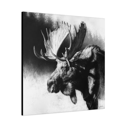 "Formida-bull" Stretched Canvas
