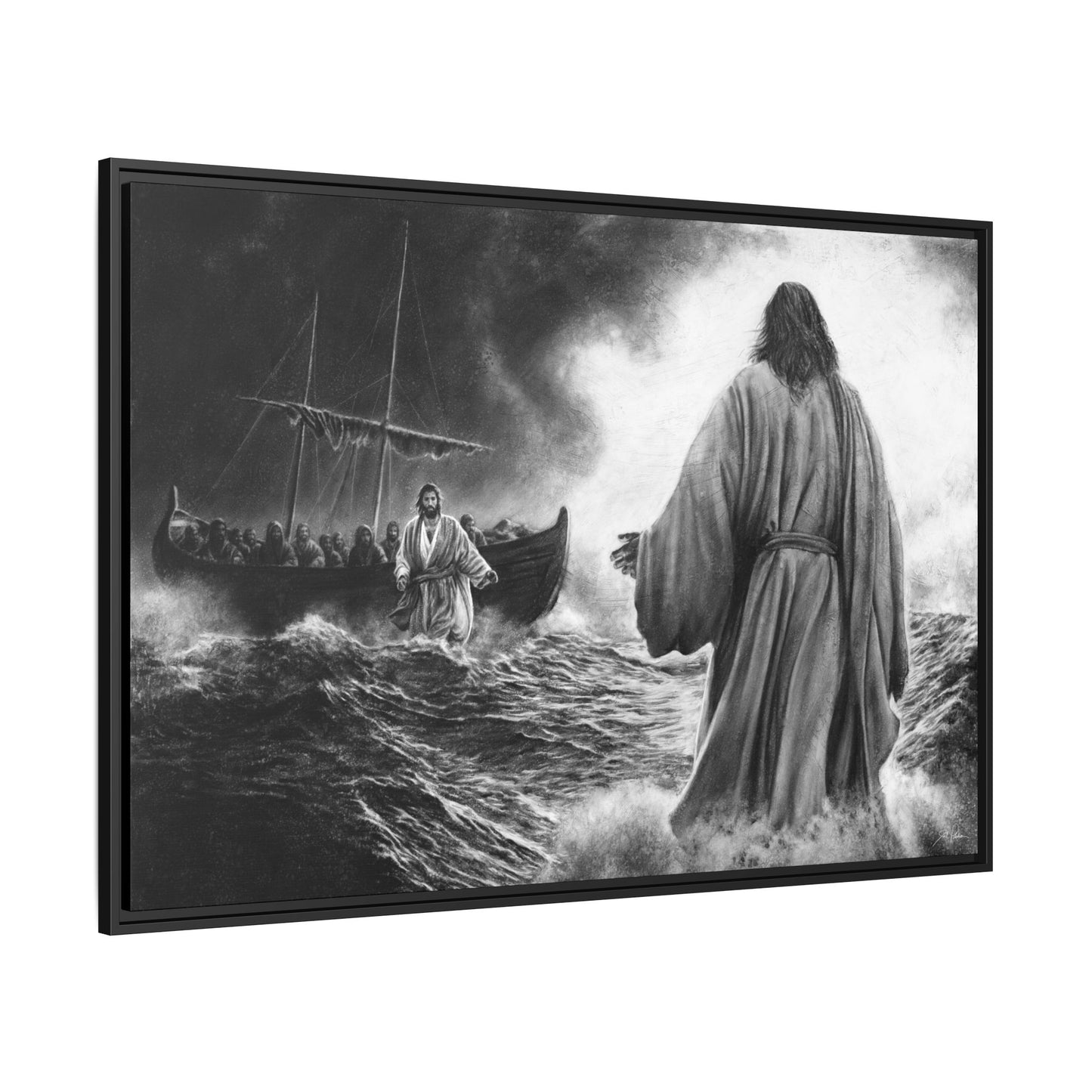 "Be Not Afraid" Framed Canvas