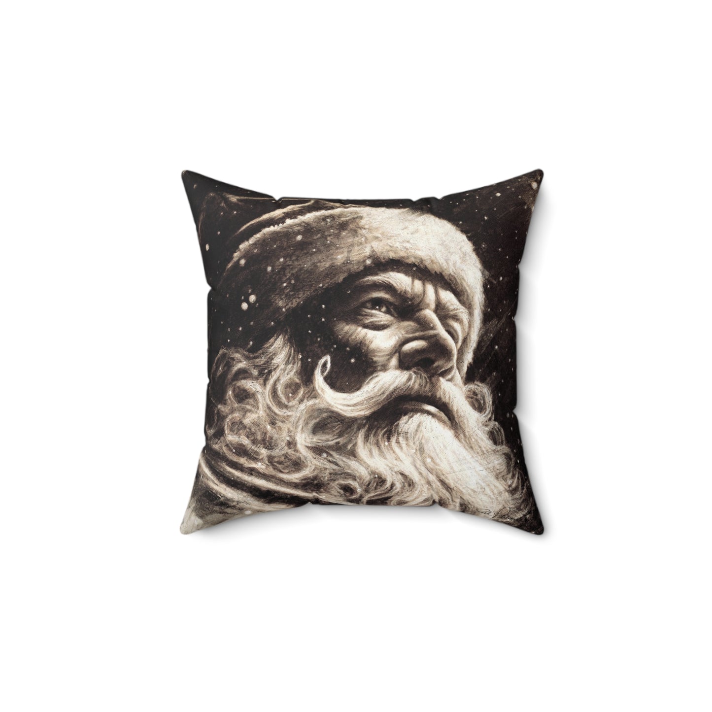 "Kris Kringle" Square Pillow